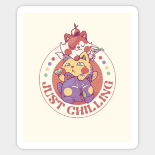 Kitten Cat Ice Cream by Tobe Fonseca Sticker